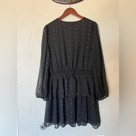 NSR Metallic Dot Smocked Waist Dress - Picture 6 of 12